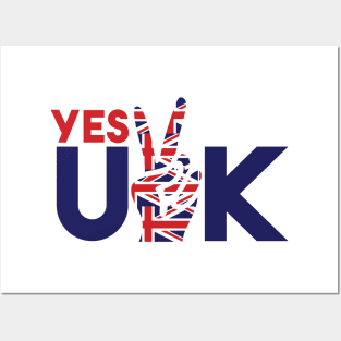 Yes UK - British Pride Theme Posters and Art